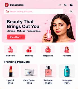 Beauty store template