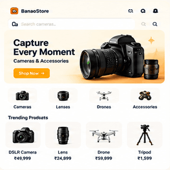 Cameras store template