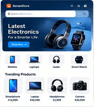 Electronics store template