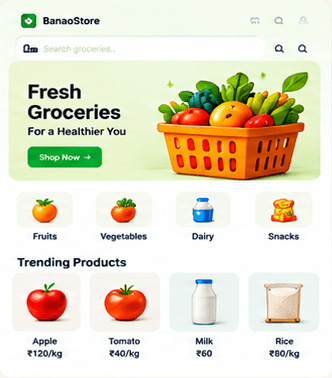 Grocery store template